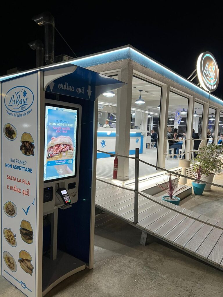Innovation Kiosk installato in un locale cliente